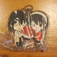 Spy Family Loid and Yor Forger Rubber Keychain Bandai Original