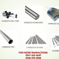 STAINLESS ANGLE BAR FLAT BAR PIPES