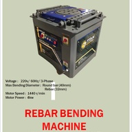 BAR BENDER REBAR BENDING MACHINE