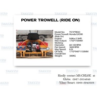 POWER TROWEL RIDE ON