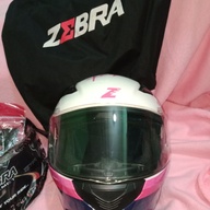 Pink ZEBRA HELMET(FOR GIRLS)