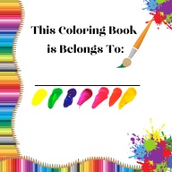 Cute Animals Coloring Book for Kids ages 2-12