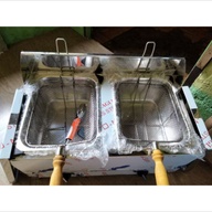 Double gas fryer