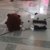 Crochet We Bare Bears keychain