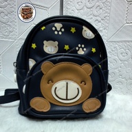 Preloved/Ukay ♛♛♛ MINI LEATHER BEAR BP ♛♛♛