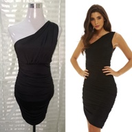 One Side Shoulder Bodycon Dress