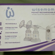 Wisemom - Pocket Rechargeable Double Electric Breast Pumpp