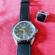 lacoste watch leather