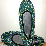 Green Printed Flat (1)