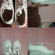 White sneaker shoes