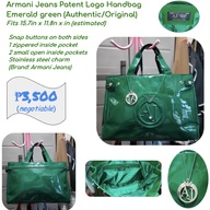 Pre-loved bag (🅰rmani 🅹eans Logo Handbag)