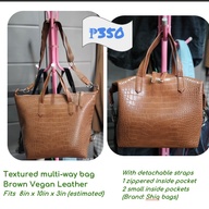 Pre-loved bag (brown & textured)