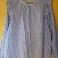 J. Crew Cotton Ruffled Top XL (Rush Sale)