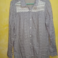 HerBench Cotton Blouse Size Large (Rush Sale)