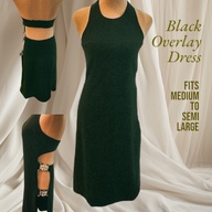 Black Overlay dress / party dress