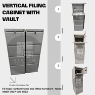 VERTICAL FILING CABINET WITH VAULT