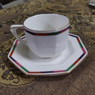 Octagon Rainbow Regular Coffee Cup Set