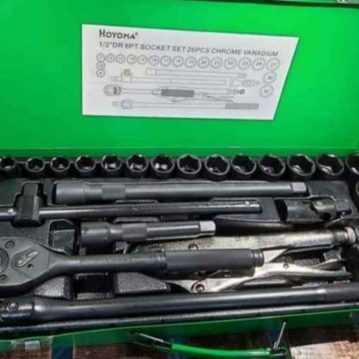 SOCKET SET 26 PCS. 832MM ORIGINAL HOYOMA at 2600.00 from Benguet