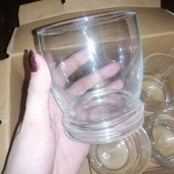 5pcs Clear Glass Cup