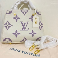 Louis Vuitton White Lilac Monogram Bag