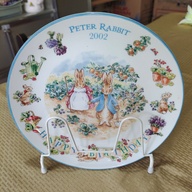 Wedgewood Peter Rabbit 2002 Happy Birthday Plate