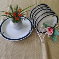 Dinner Plate and Dessert or Cake Plates Set