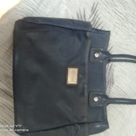 Blue shoulder bag