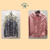 Assorted Men's Flannel Checkered Long Sleeves (Hollister & A+F)