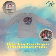 Disney Store Power Rangers Full Embroidered Sweater