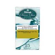 DILMAH SEVEN STARS PASSION FRUIT, POMEGRANATE & HONEYSUCKLE TEA 25's teabags/box