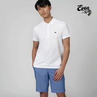 Lacoste Slim Fit Stretch Cotton Piqué Polo Shirt White