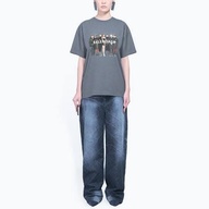Balenciaga Band Portrait Printing Logo Retro Tee