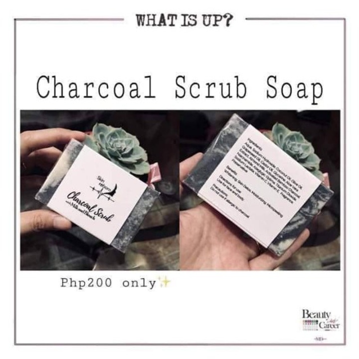 Charcoal with Milk and Bleach Soap at 200.00 from Rizal. LookingFour