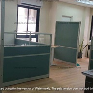 High Panel Divider with glass \ Office partition \ Office furniture supply