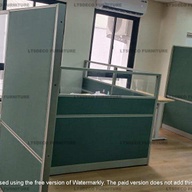 High Panel Divider With Glass \ Office Partition \ Office Furniture Supply