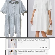 LOVITO WHITE DRESS (XL AND SMALL SIZES)