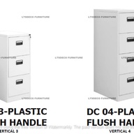 VERTICAL 3 W/ PLASTIC FLUSH HANDLE