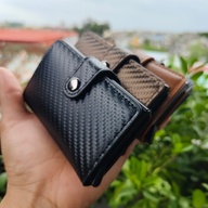 Atm cards wallet holder with buckle