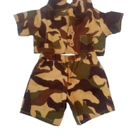 Terno Army Short 9mons-1year old