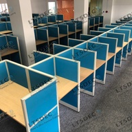 CUSTOMIZED WORKSTATION CUBICLES FISHBONE TYPE OFFICE PARTITION I OFFICE FURNITURE