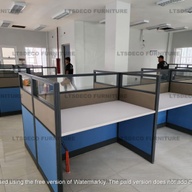 WORKSTATION TABLE MODULAR CUBICLE OFFICE PARTITION FURNITURES CALL CENTER BPO SYSTEM