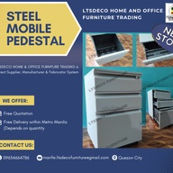 STEEL MOBILE PEDESTAL | FILING CABINET DRAWER OFFICE PARTITION FURNITURE SUPPLY