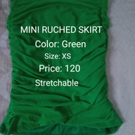 MINI RUCHED SKIRT