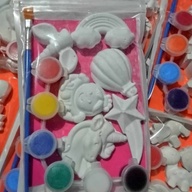 Plaster Figure painting kit/10 sets /pouch kit