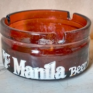 Vintage 1984 Manila Beer Ashtray