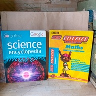 Combined Google Science Encyclopedia and BBC Bitesize Math Reviewer Books