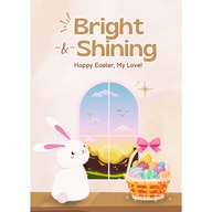 FiBei Greetings Easter Bright & Shining Poetry Card