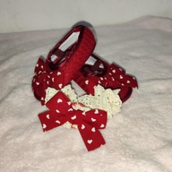 SHEIN KIDS BABY SHOES FOR 6-12MONTHS 1 PC BABY BOW HEADBAND