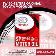 5W-30 4 LITERS ORIGINAL TOYOTA MOTOR OIL FOR GASOLINE ONLY