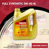 Toyota Genuine Motor Oil Full Synthetic 5W-40 4L (1 gallon)